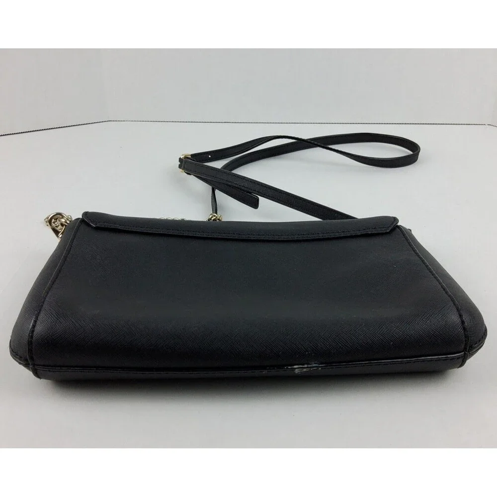 Kate Spade NY Chain Shoulder Handbag Purse Black